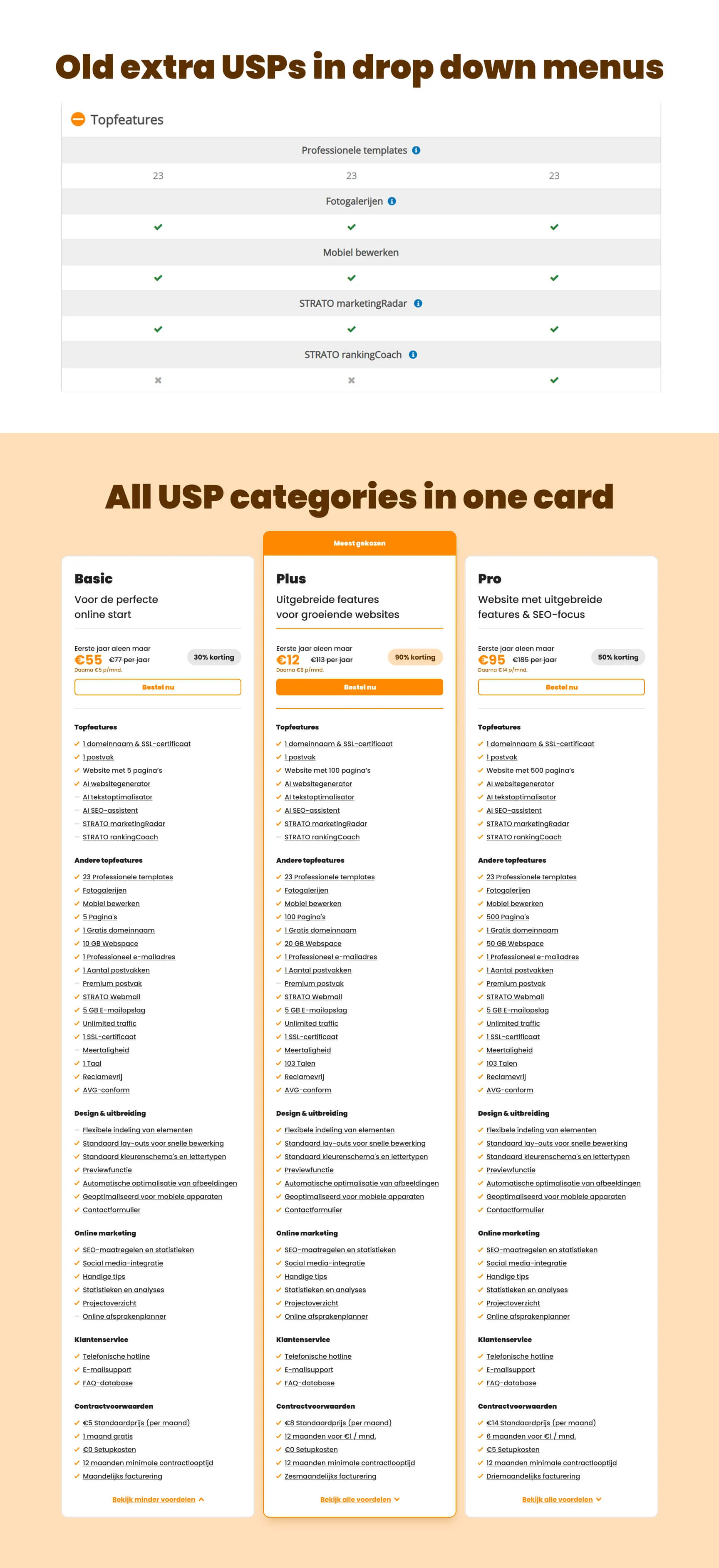 STRATO redesign case study screen