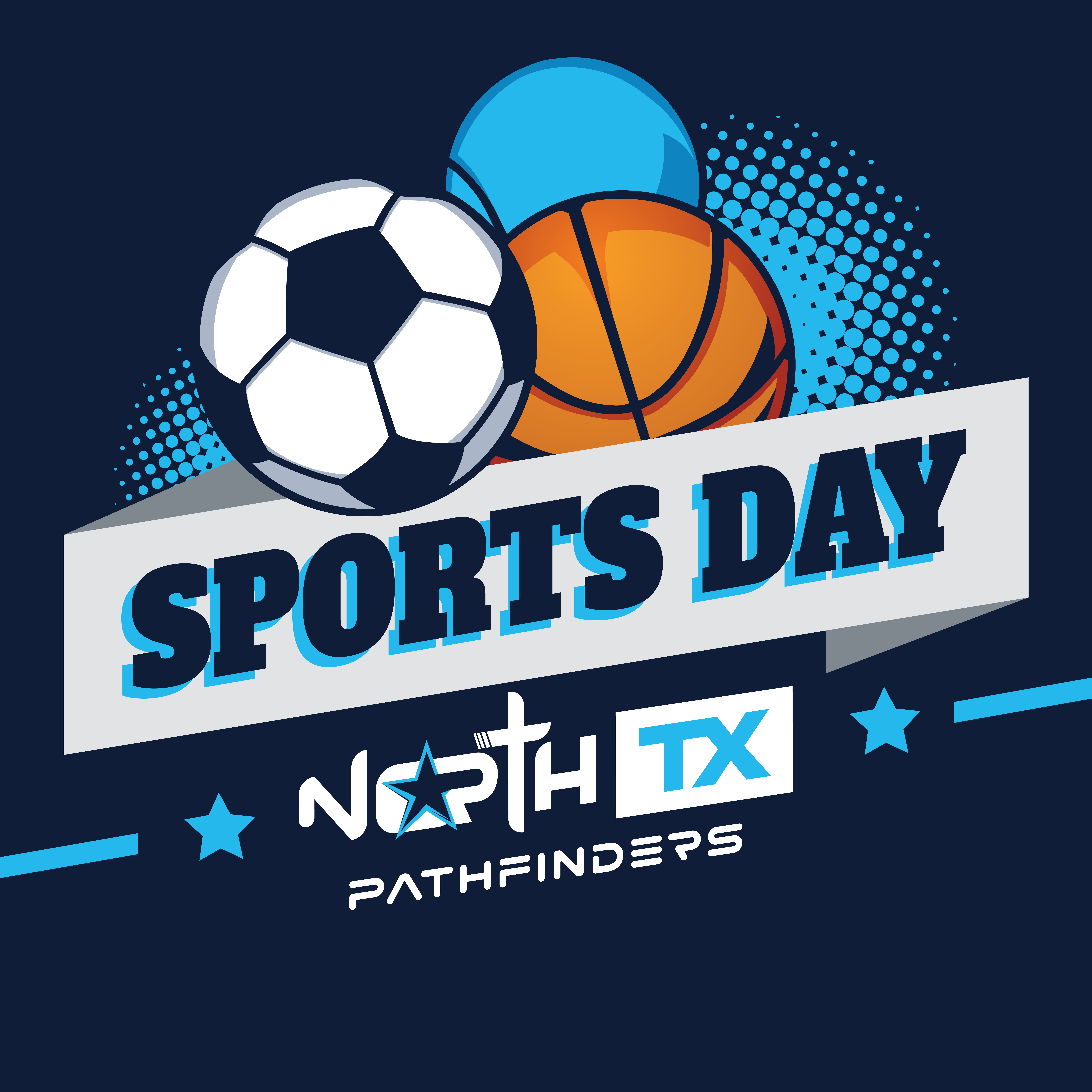 Colorful graphic with text announcing Global Youth Day on March 15th, 2025, themed 'A Community Transformed.'