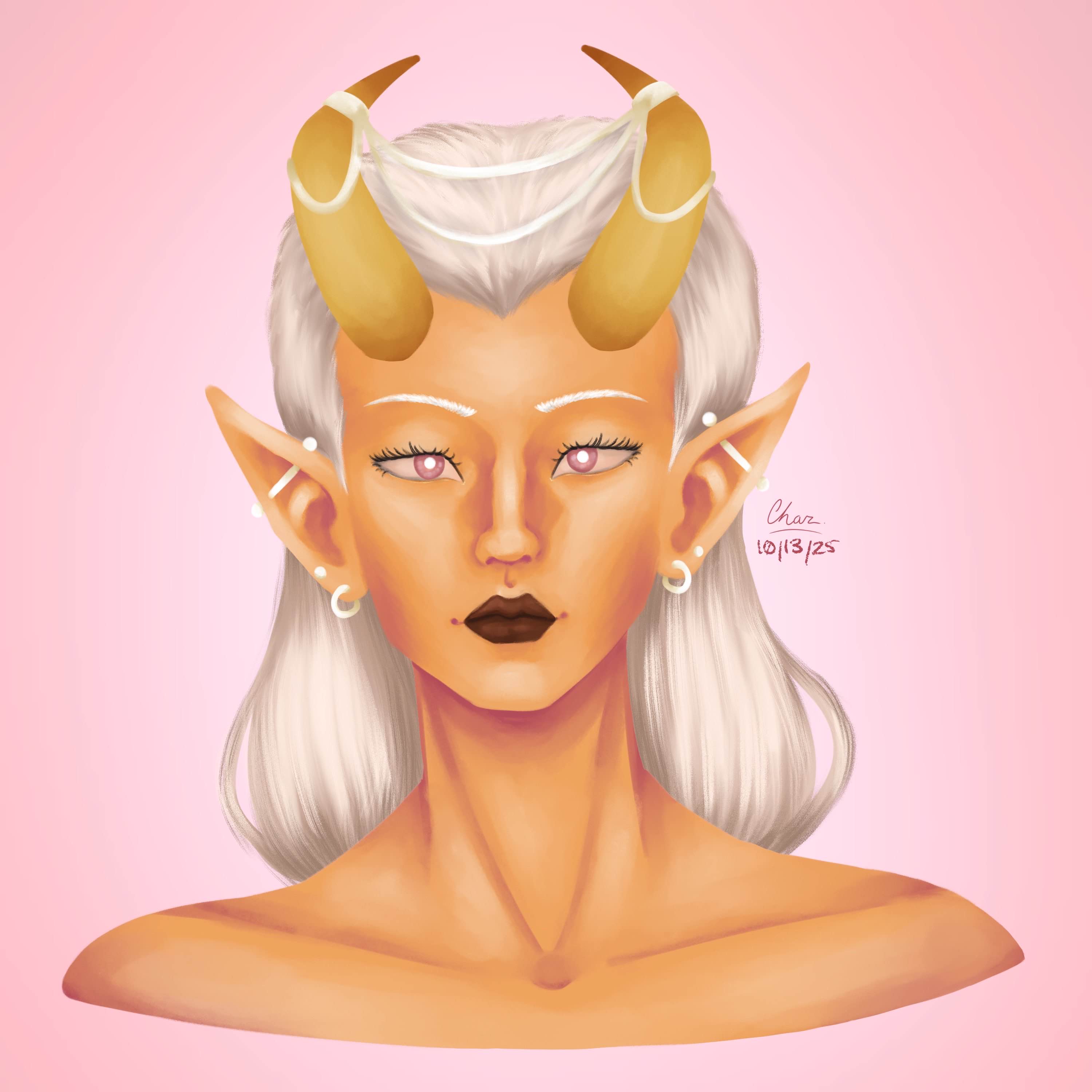 A full body sketch  of a dwarf rogue with a smug expression