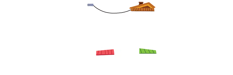 ShantyTown game logo - cosy urban diorama builder by Silk Softworks