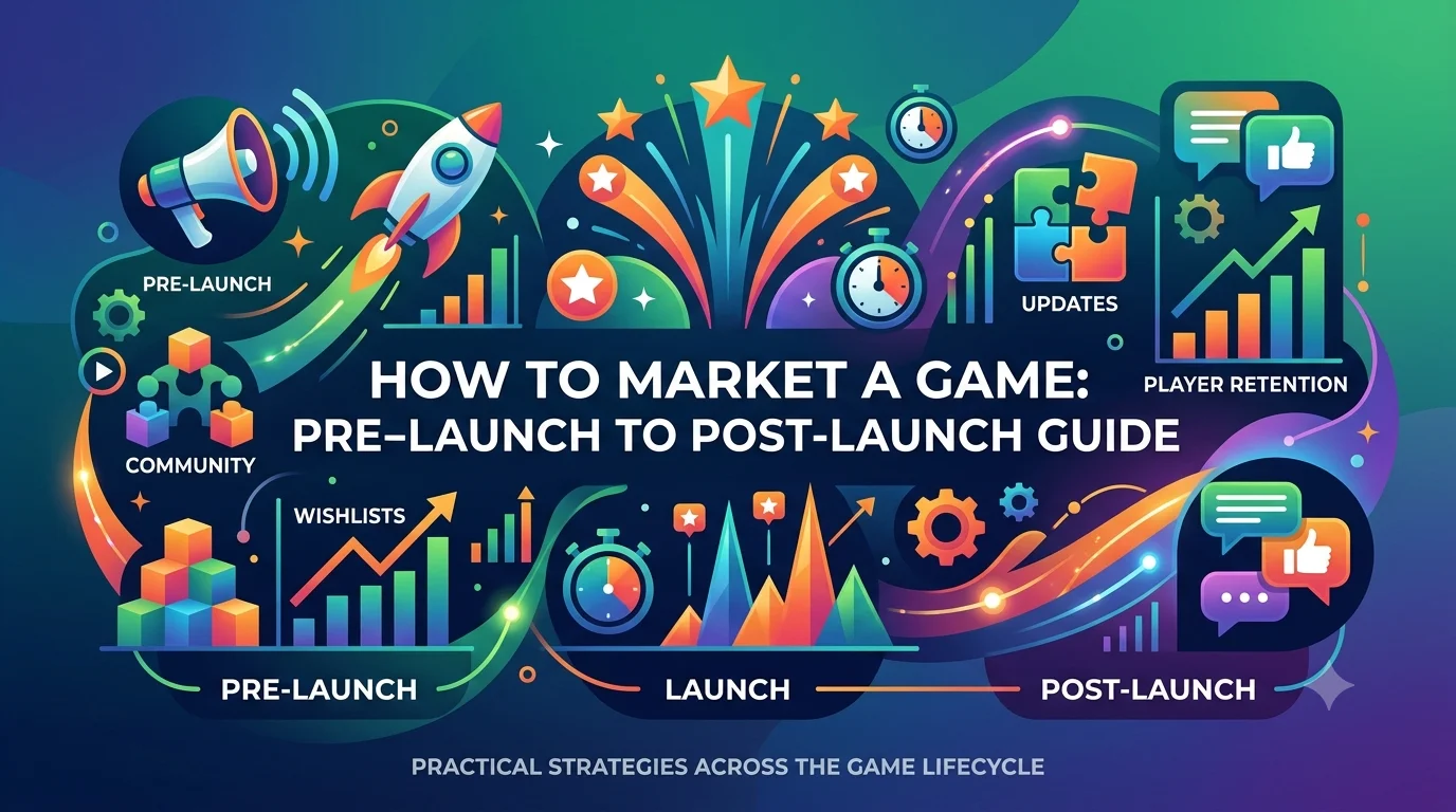 How to Market a Game Pre-Launch to Post-Launch Guide