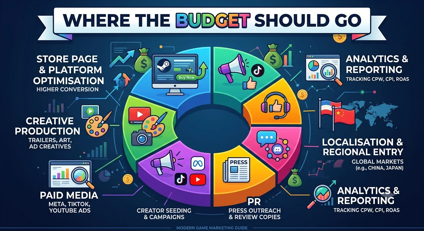 Where the game marketing budget should go