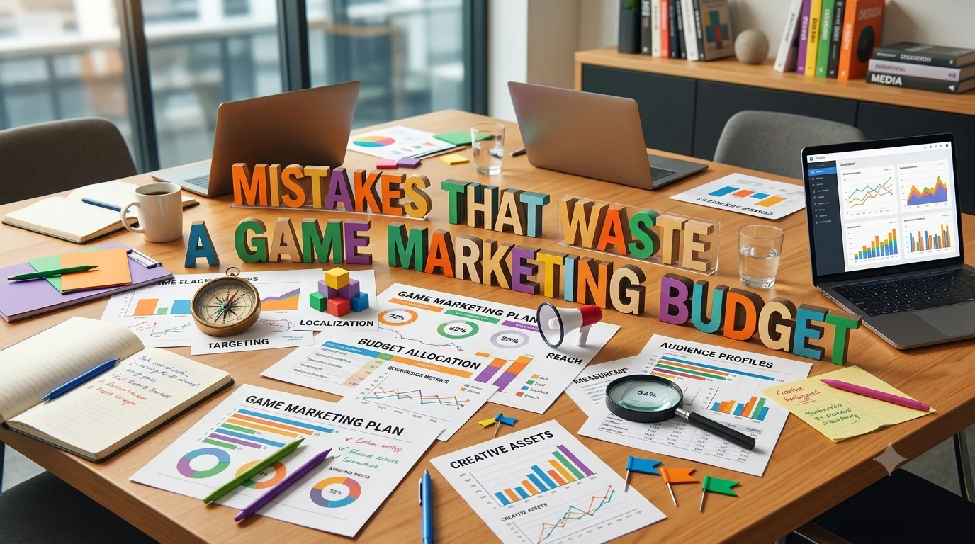 Mistakes that waste a game marketing budget