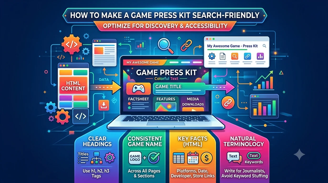 How to Make a Game Press Kit Search-Friendly