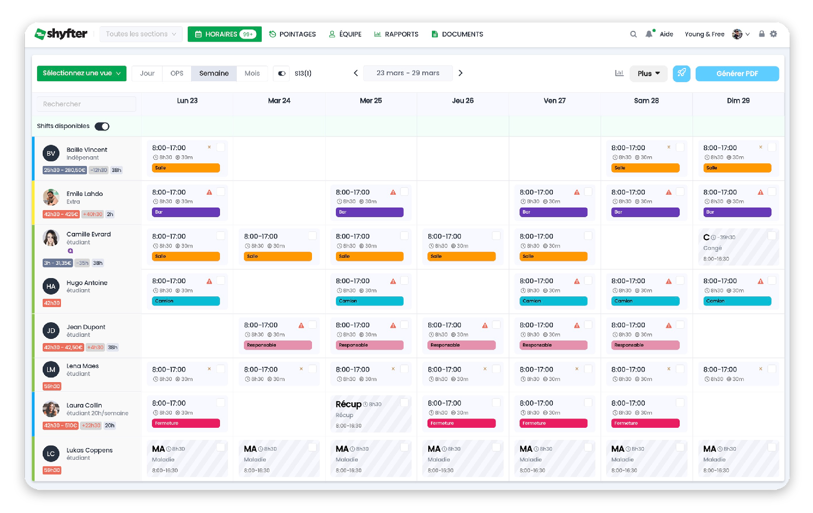 Gestion Des Plannings Avec Shyfter Optimisez L Organisation De Vos Gestion Des Plannings Avec Shyfter Optimisez L Organisation De Vos