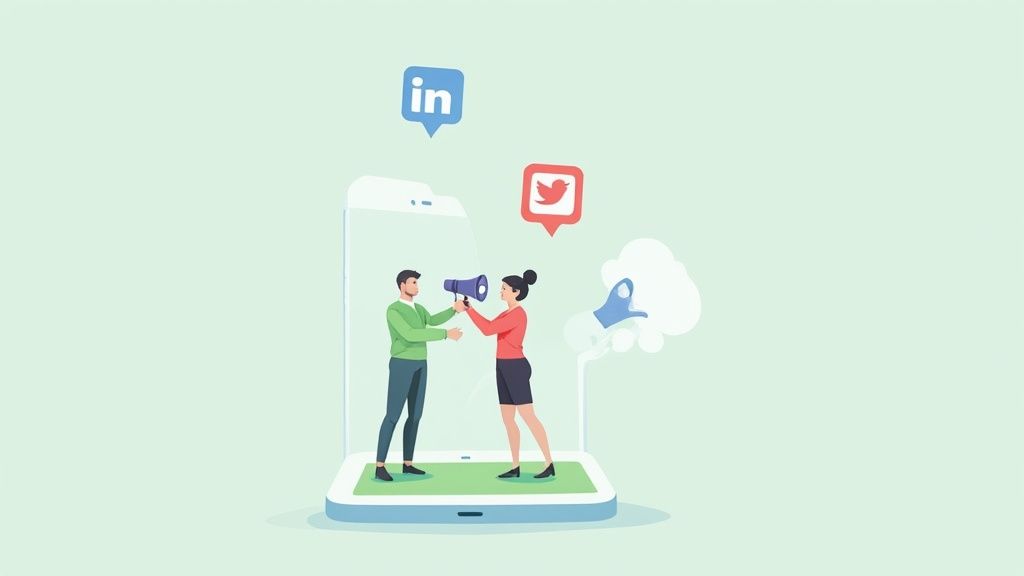 Recrutement via les médias sociaux