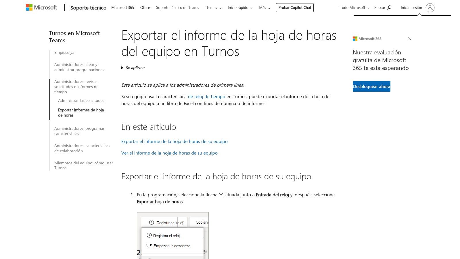 2. Microsoft Support (Teams/Project): Integración avanzada