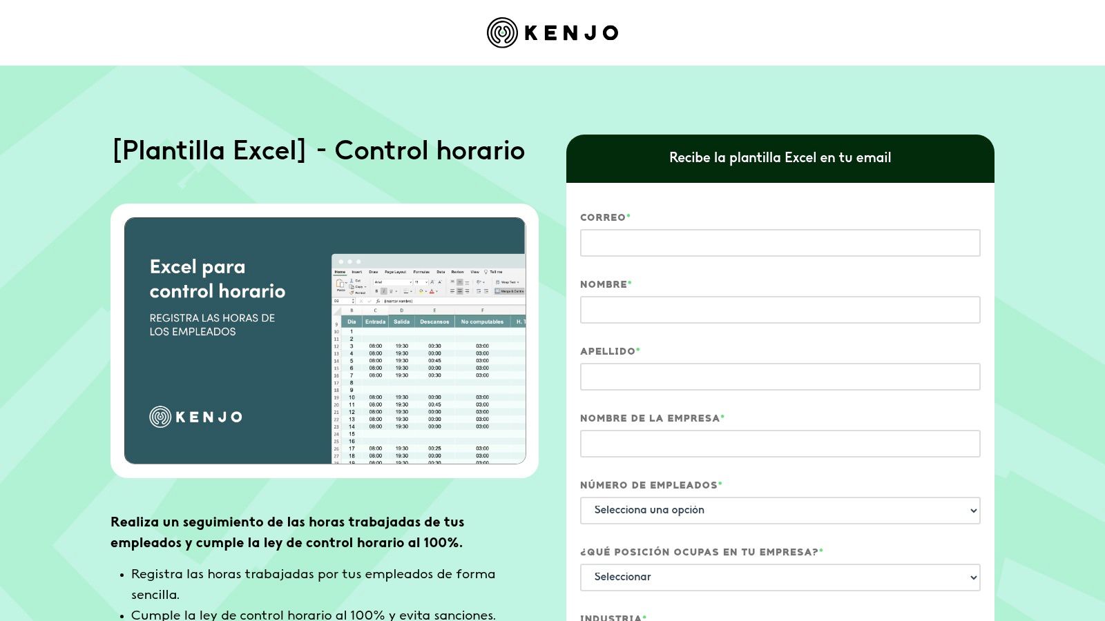 7. Kenjo HR: Solución orientada a pymes españolas