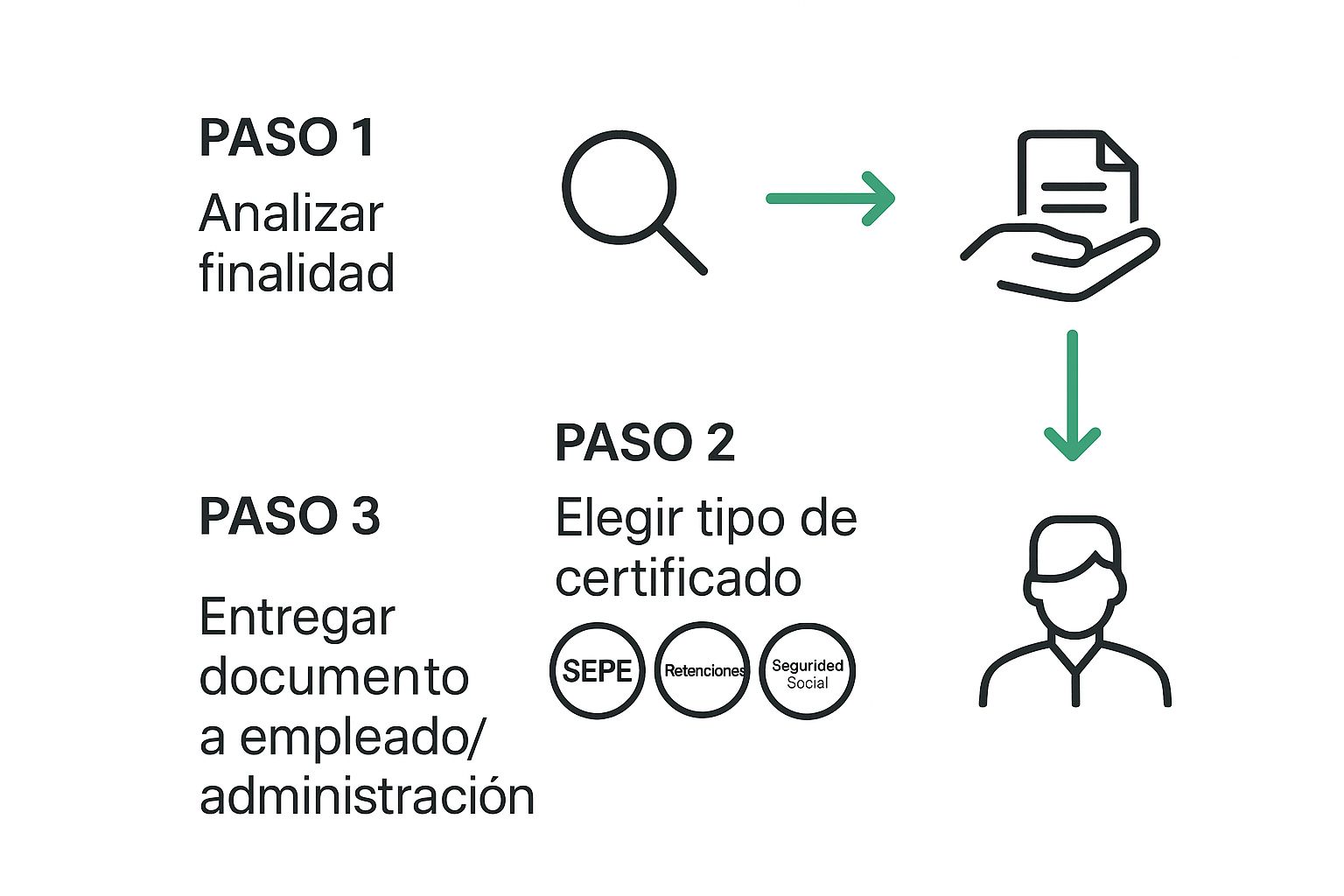 Infographic about que es un certificado de empresa