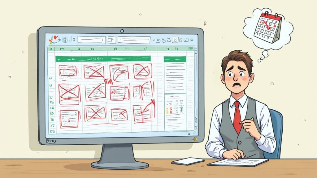Une personne travaillant sur un ordinateur portable dans un bureau moderne.
