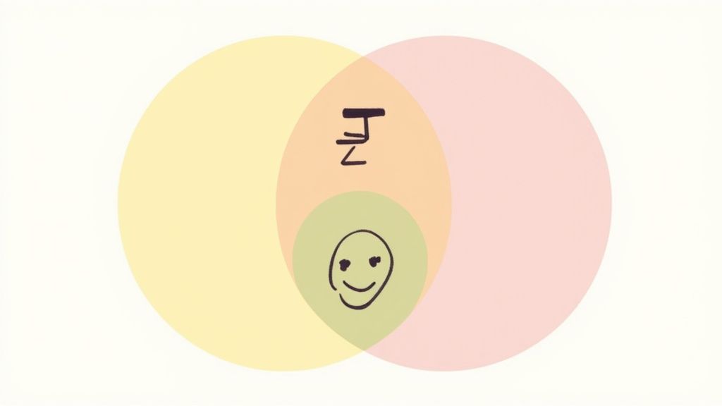 Un manager et une employée souriants regardant un planning sur une tablette dans un magasin.