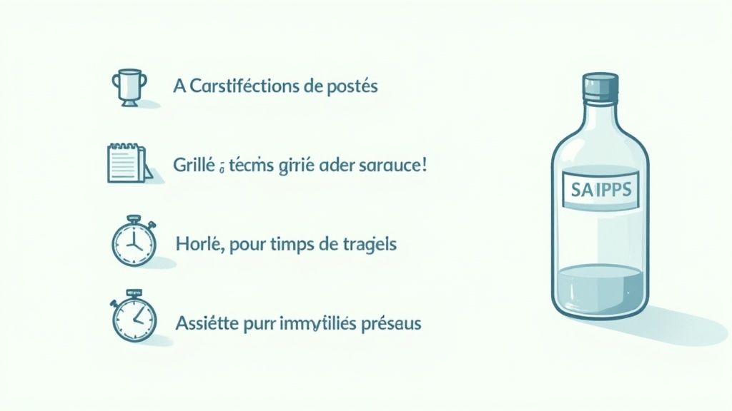 Un employé préparant une commande dans une cuisine de restauration rapide