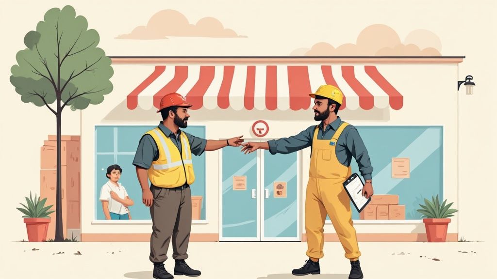 Un bureau avec des documents administratifs et un ordinateur, illustrant la préparation à un contrôle