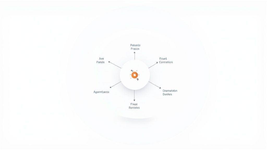 Manager using Shyfter platform on a tablet to manage payroll