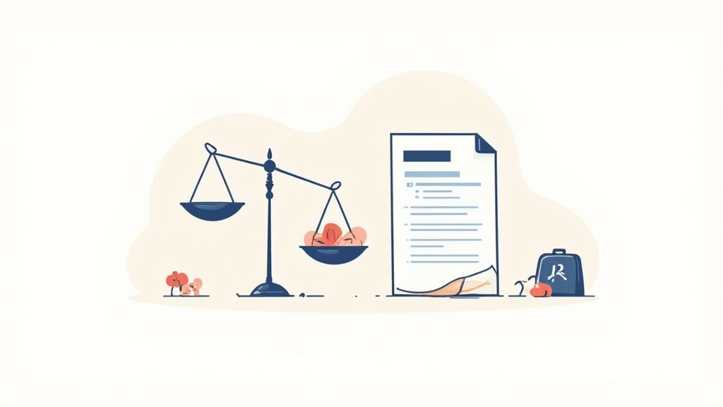 Une personne pointant sur une badgeuse murale, illustrant la conformité légale