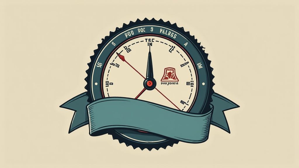 Enregistrement des horaires illustré sur un terminal