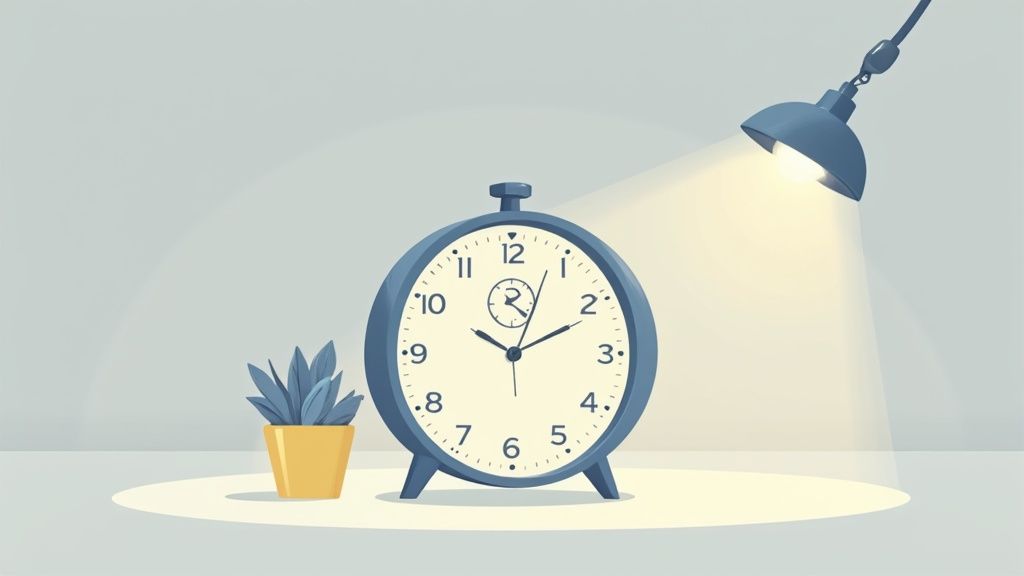 Una persona trabajando de noche en un entorno de hostelería