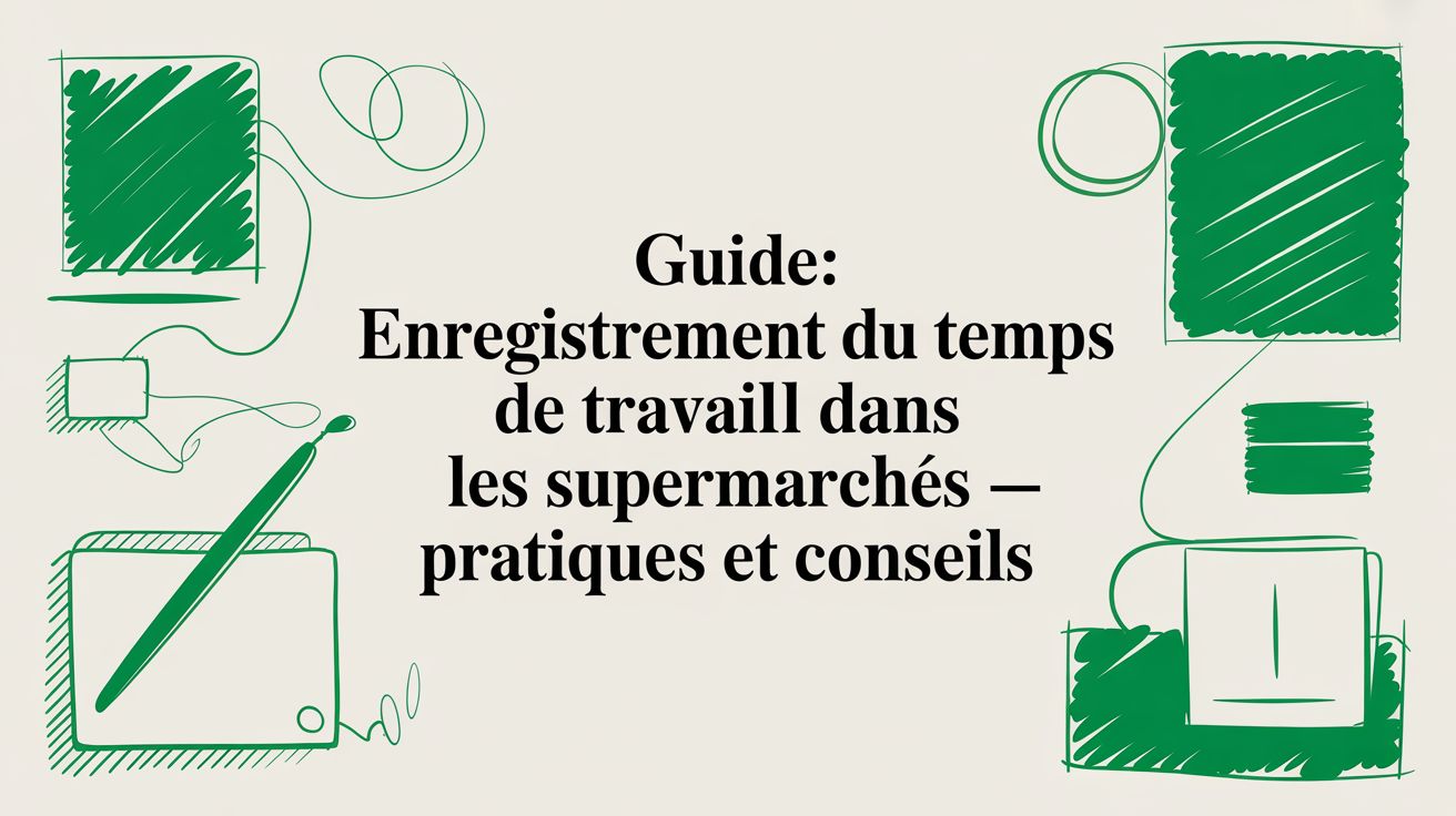 Guide: enregistrement du temps de travail dans les supermarchés — pratiques et conseils