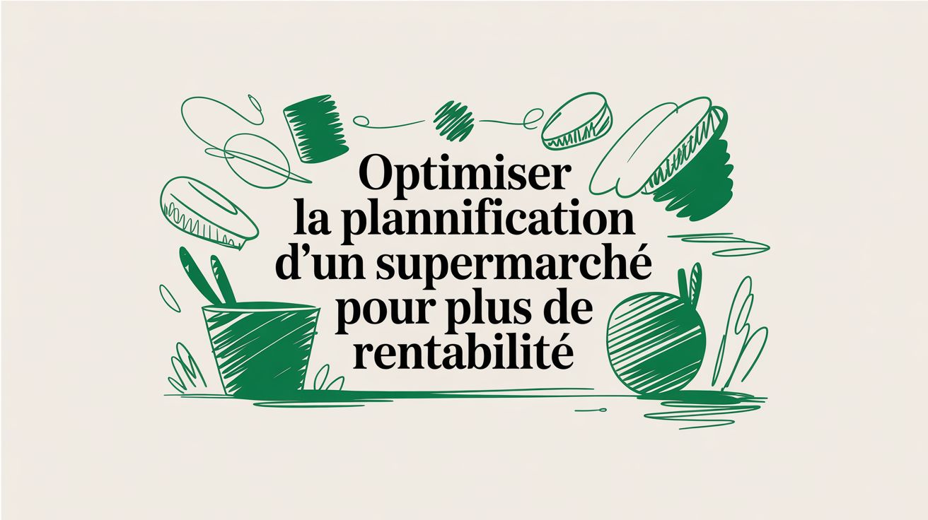 Optimiser la plannification d'un supermarché pour plus de rentabilité