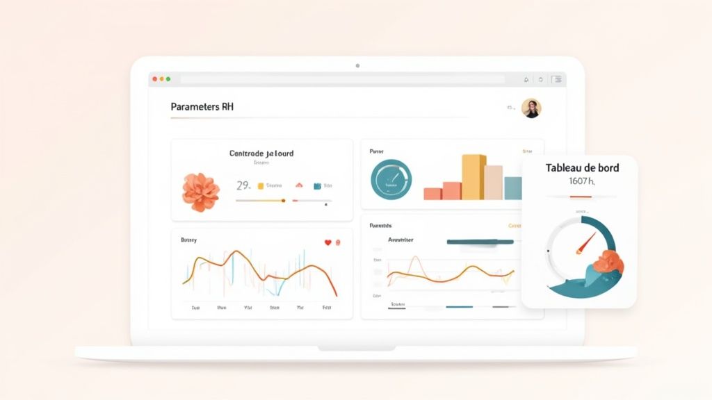 Configuration gestion des temps avec calcul des 1607 heures