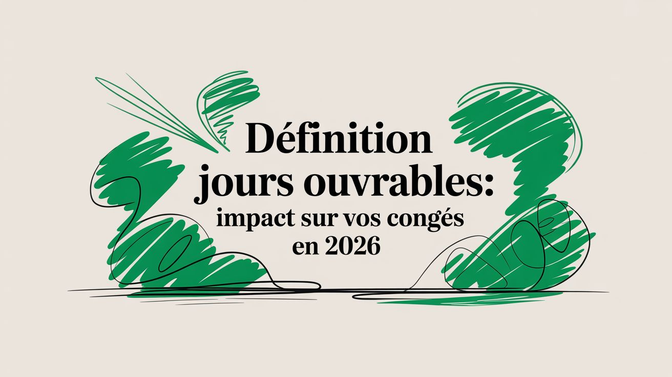 Définition jours ouvrables: impact sur vos congés en 2026