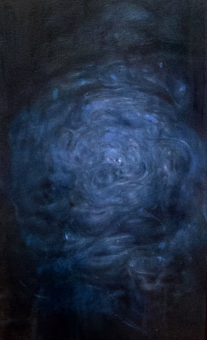 A visual from Inflame, a painting executed by Thai artist Warot Jarusirikul