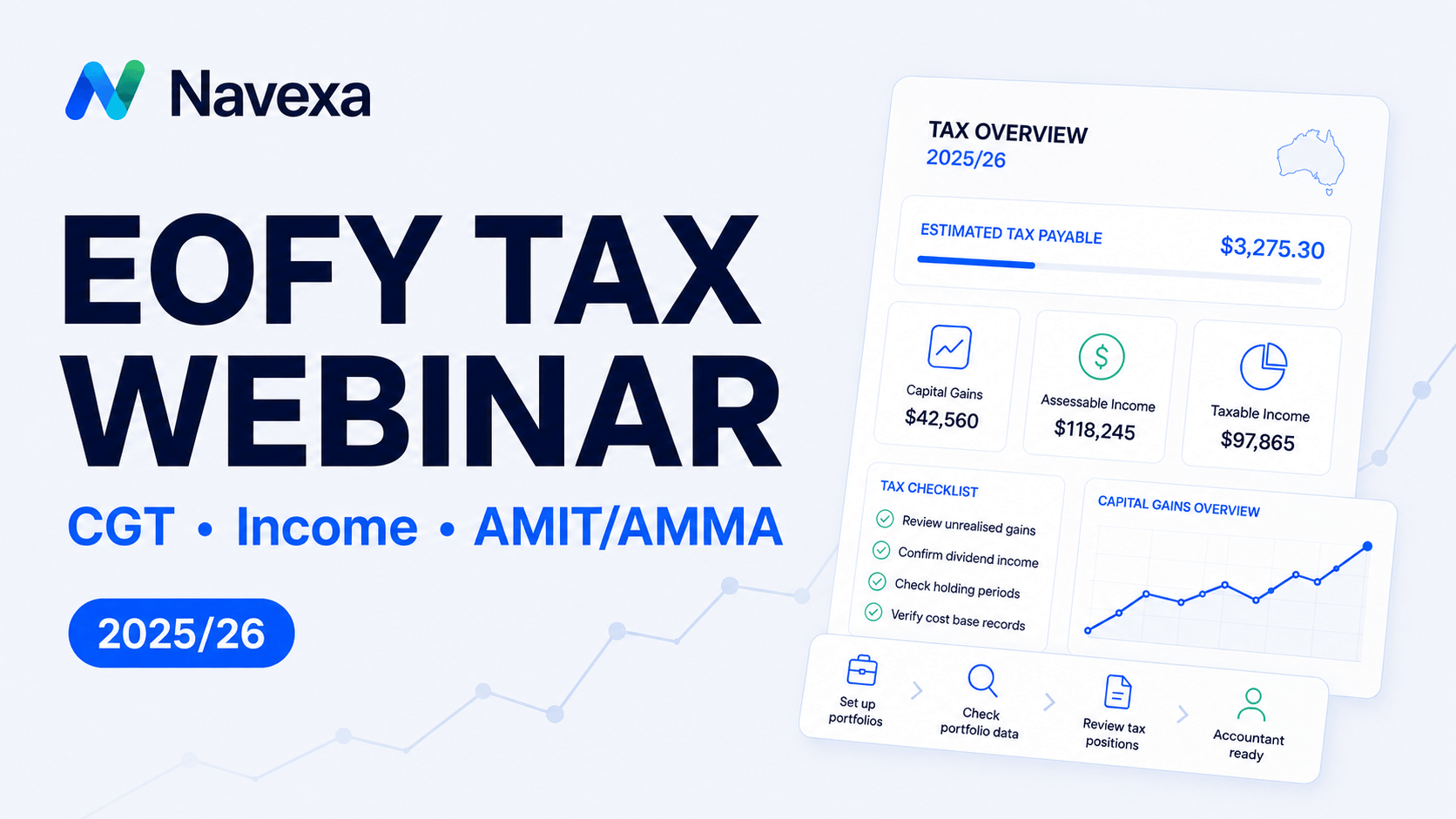 EOFY Tax Reporting in Navexa: Watch the 2025/26 Webinar