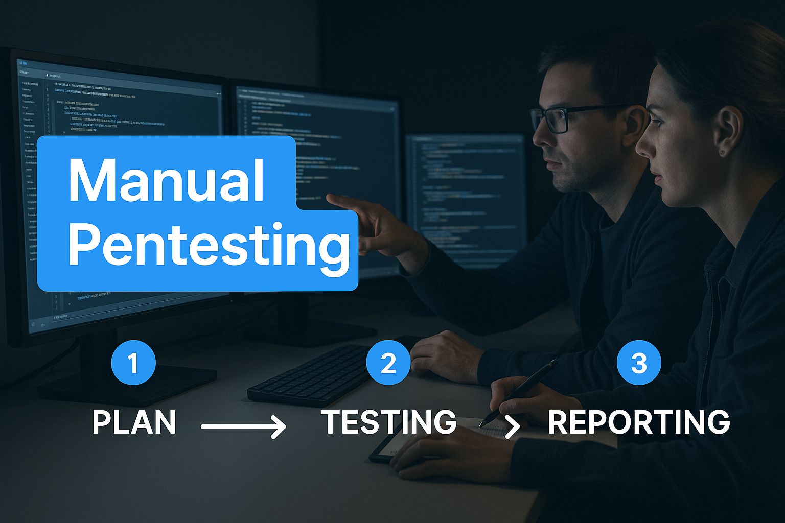 Infographic about external penetration testing