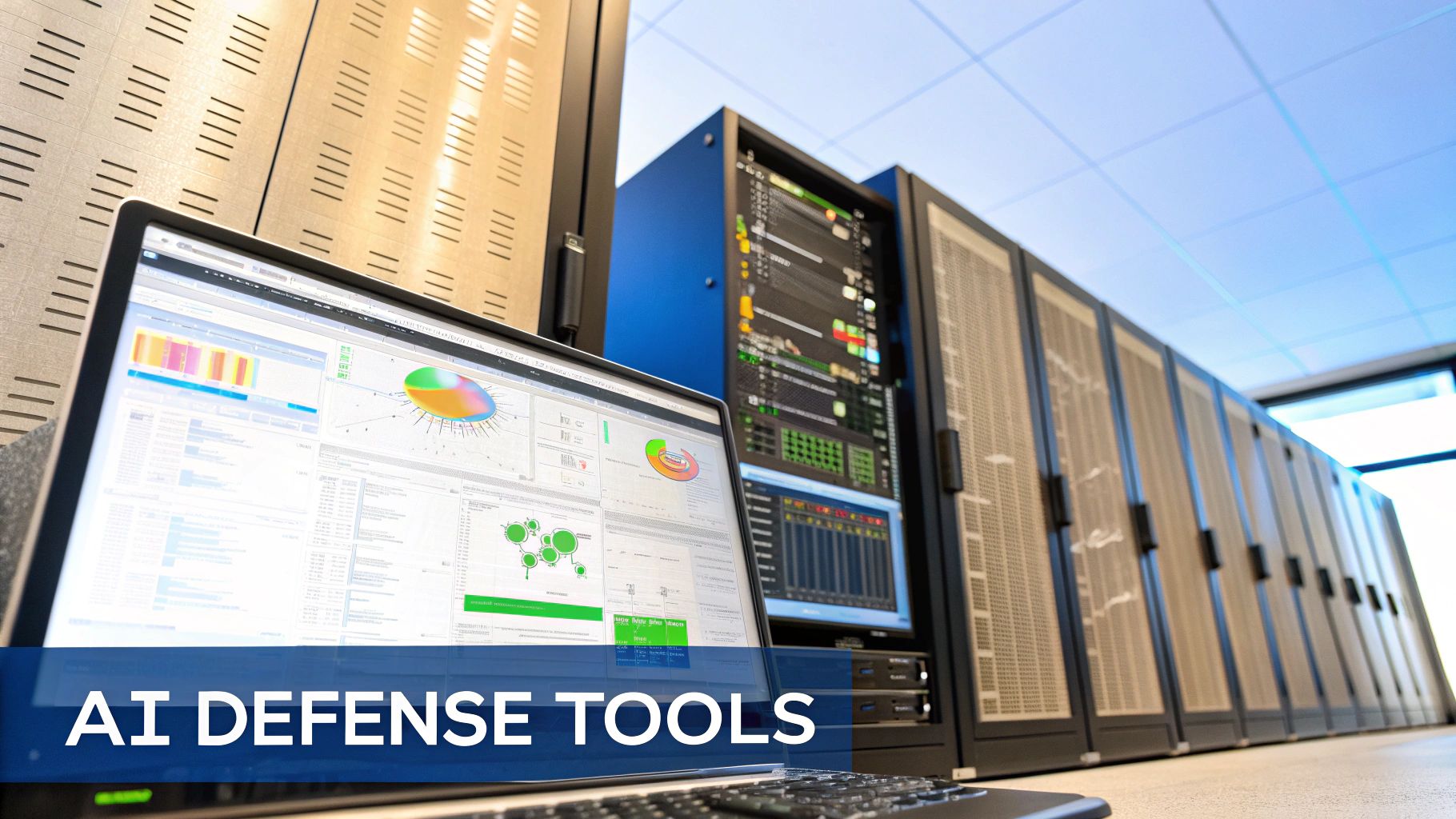 A futuristic digital interface showing secure data processing and network connections, representing modern fintech defense technology.