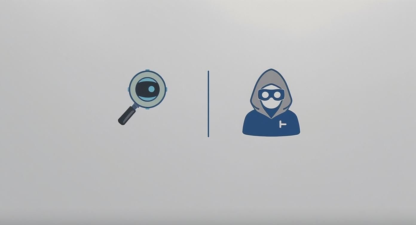 Infographic about penetration testing and vulnerability assessment