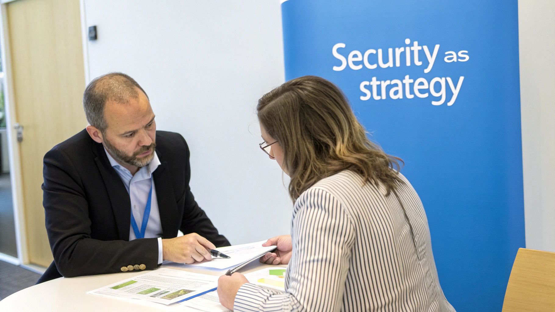 A network engineer working on servers, representing the importance of network security auditing for MSPs.