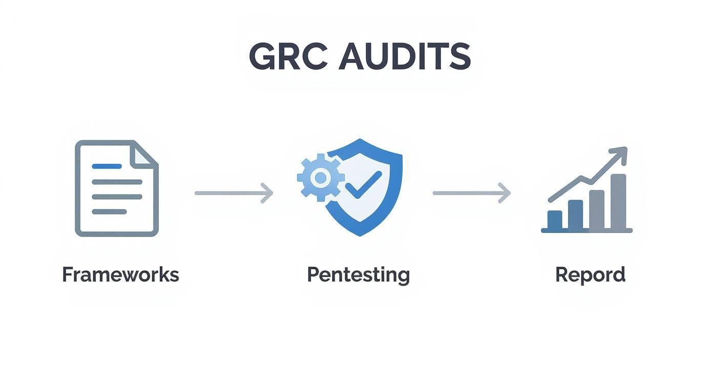 Infographic about network security auditing
