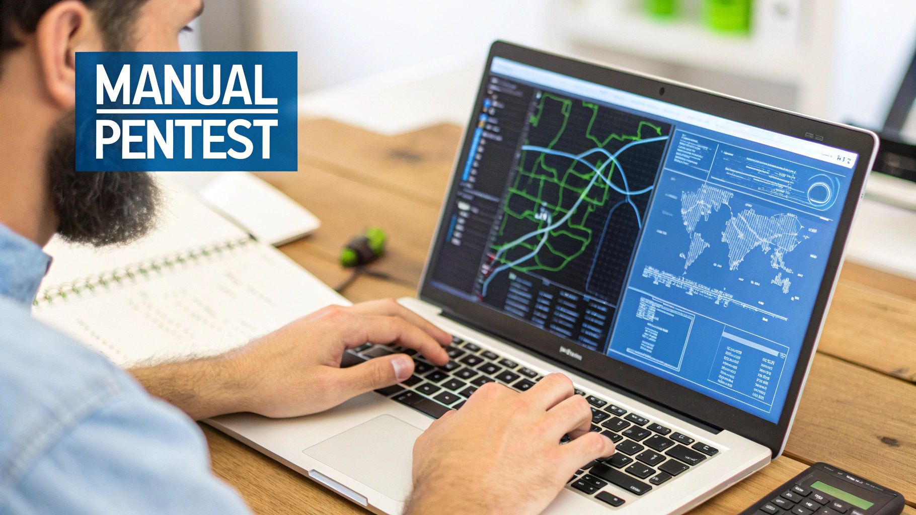 A professional document with charts and graphs, representing a clear and actionable penetration testing report.
