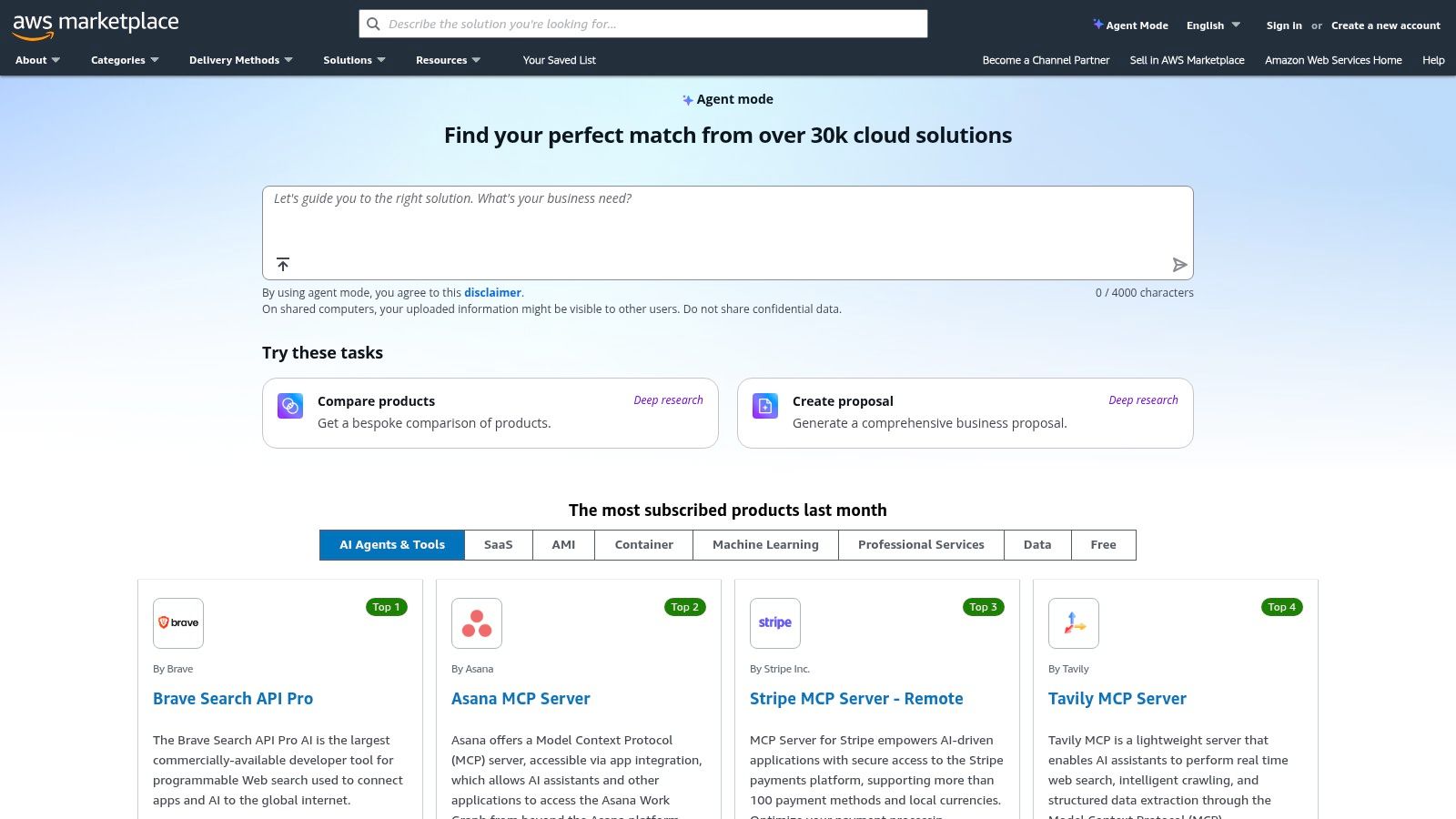 AWS Marketplace – Penetration Testing Services