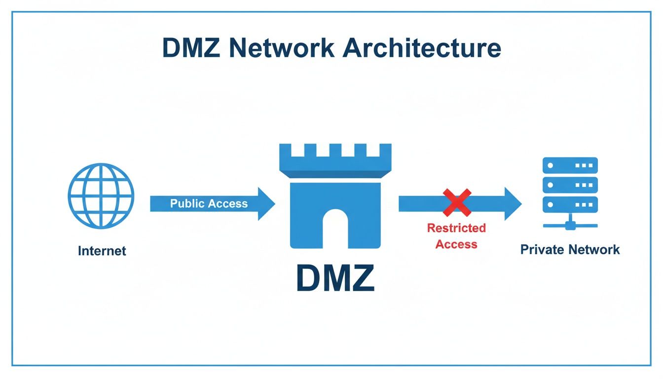 define dmz in networking