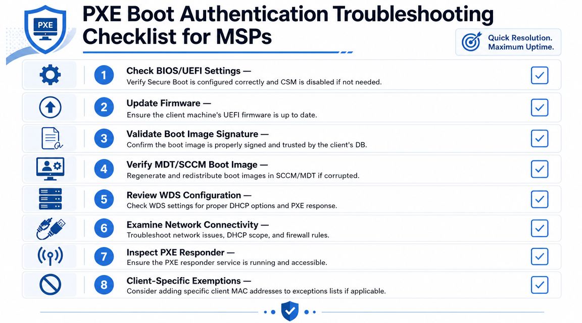 A Prioritized Troubleshooting Checklist for MSPs