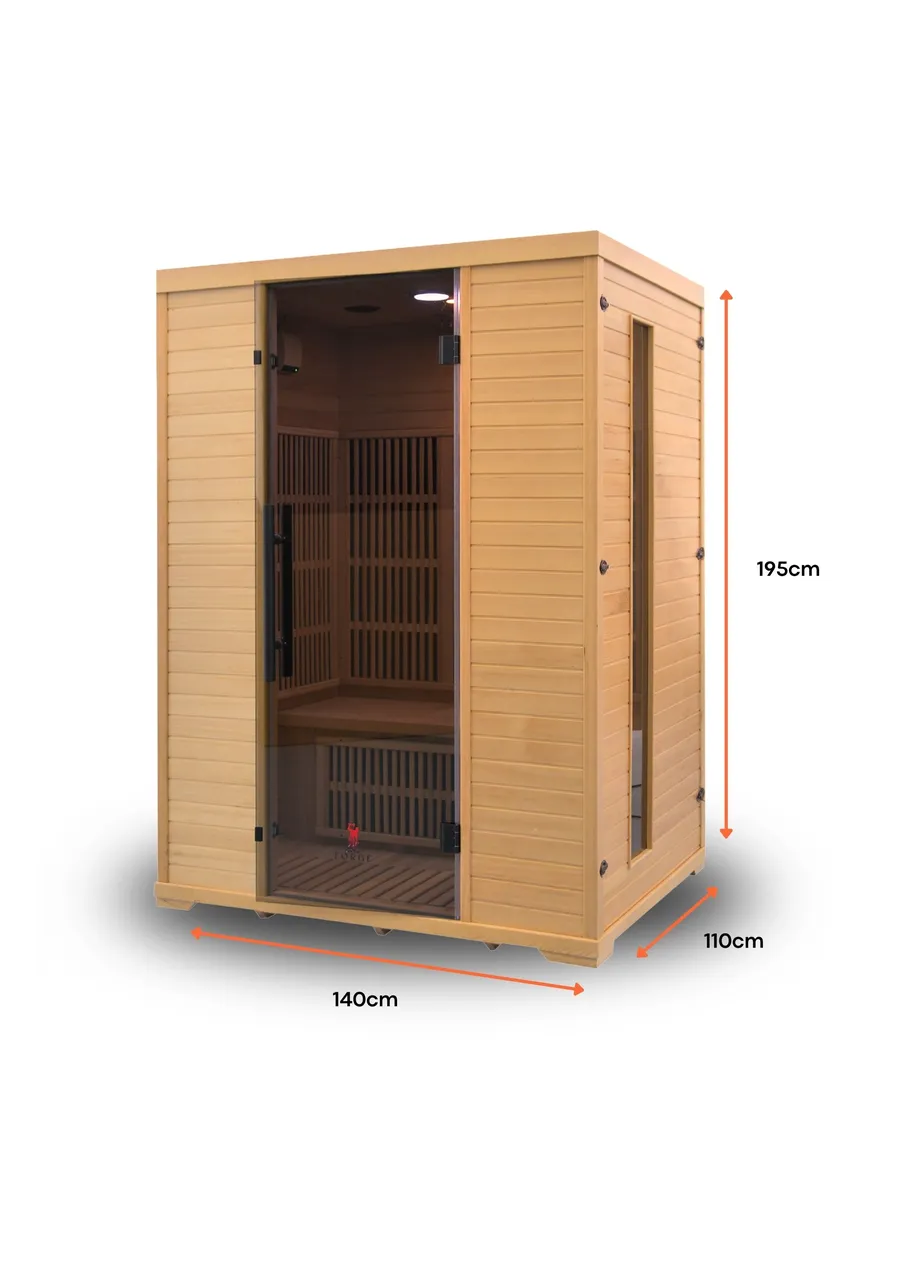 Forge 3 person infrared sauna