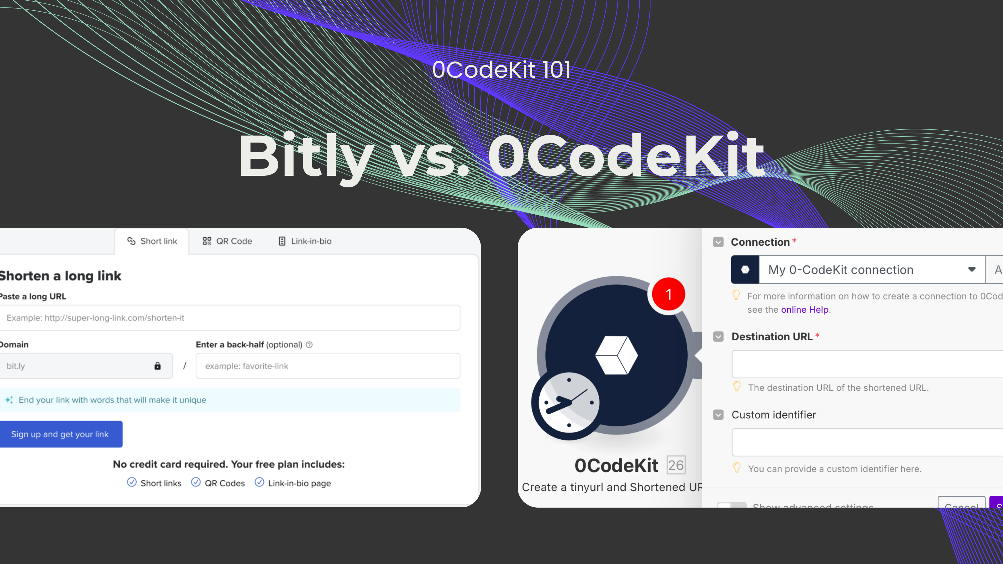 Bitly vs. 0CodeKit