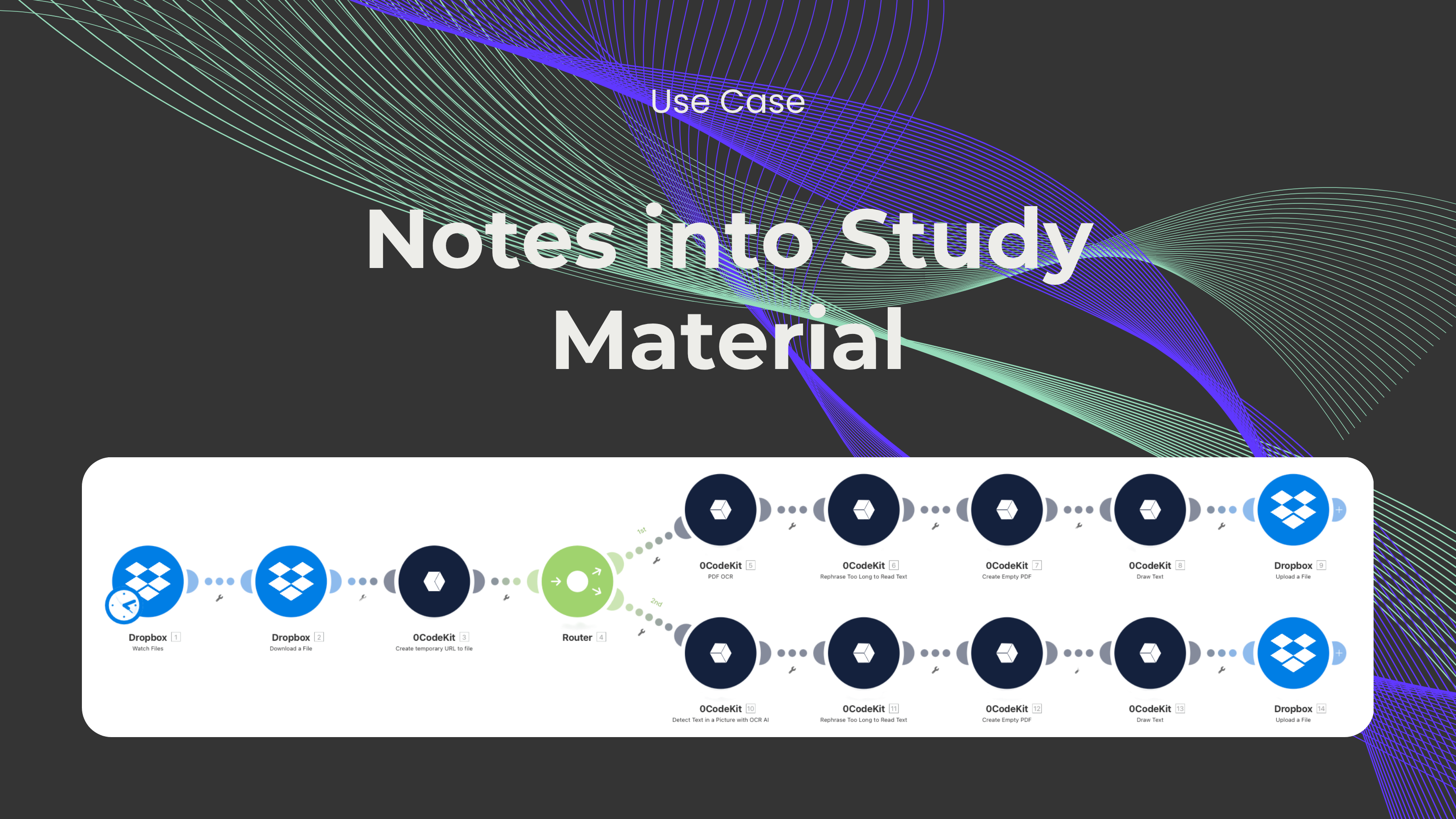 Notes into Study Material Automation