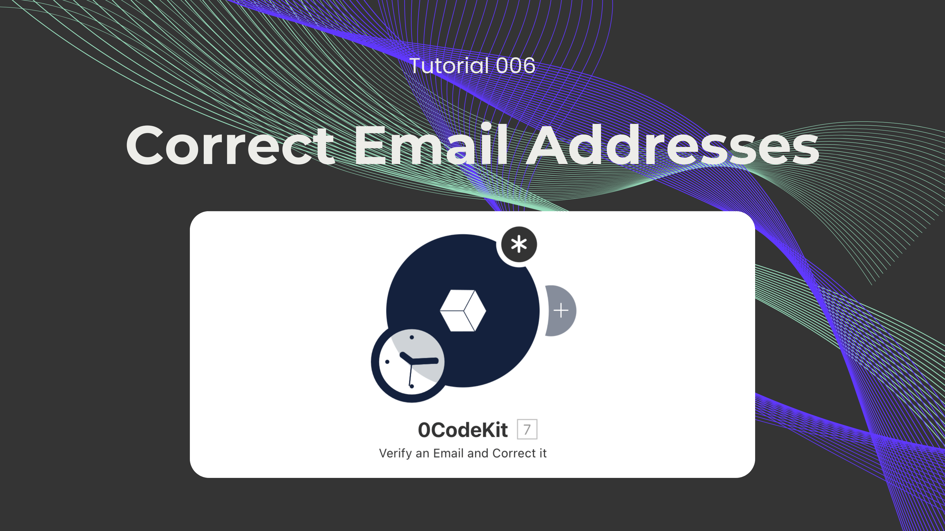 Email Validation Tutorial