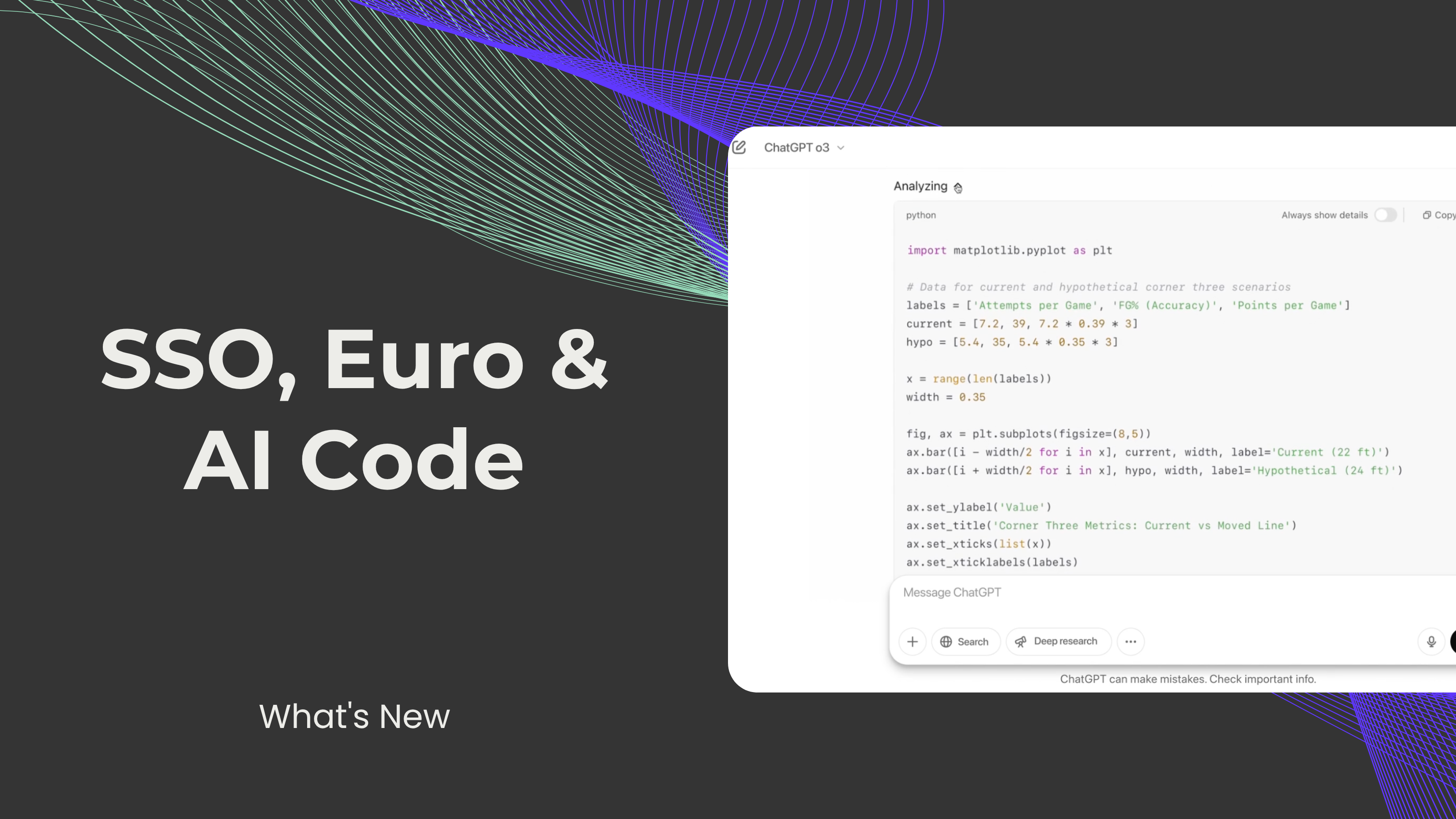 SSO, Euro Payments & AI