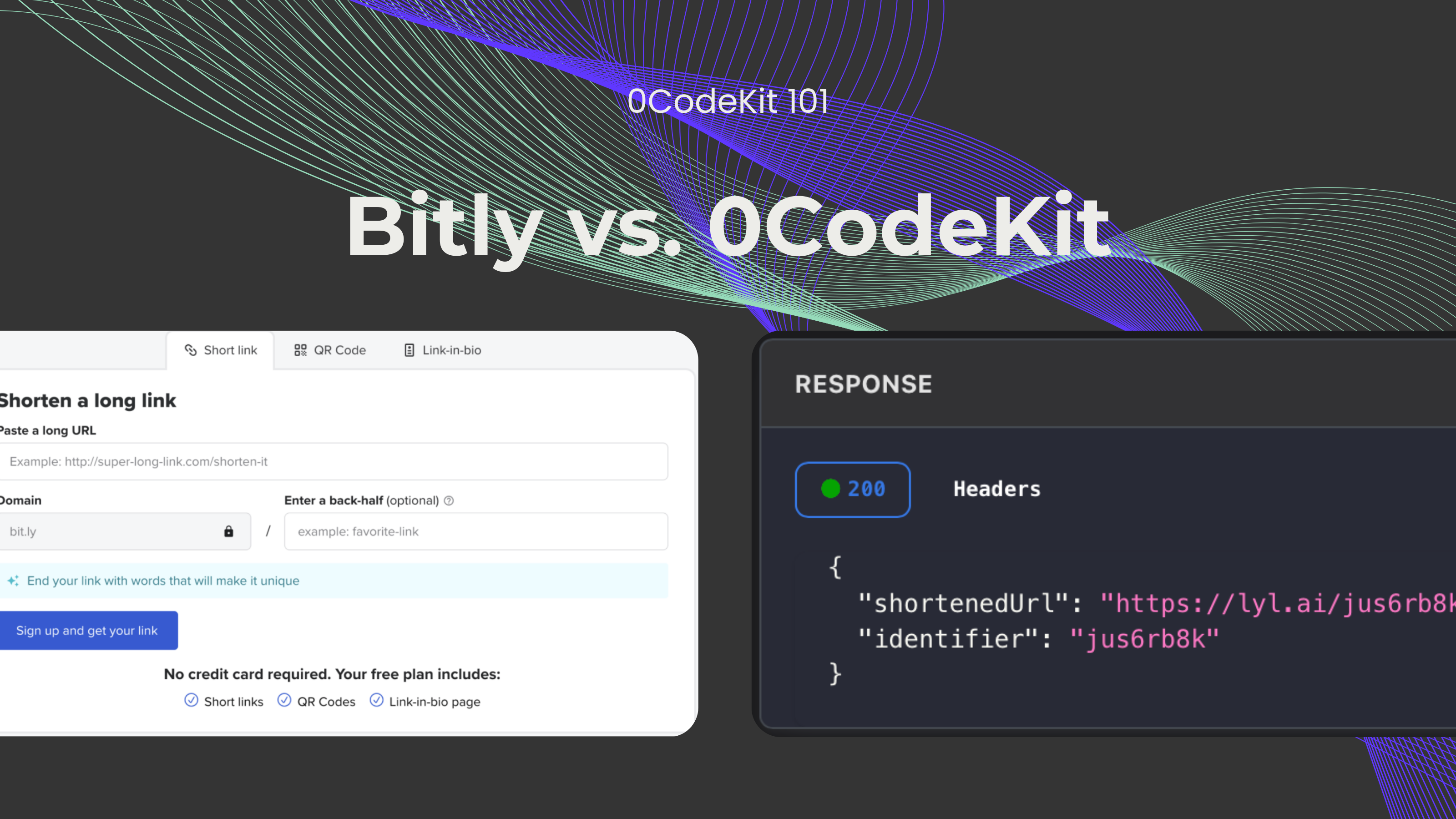 Bitly vs. 0CodeKit