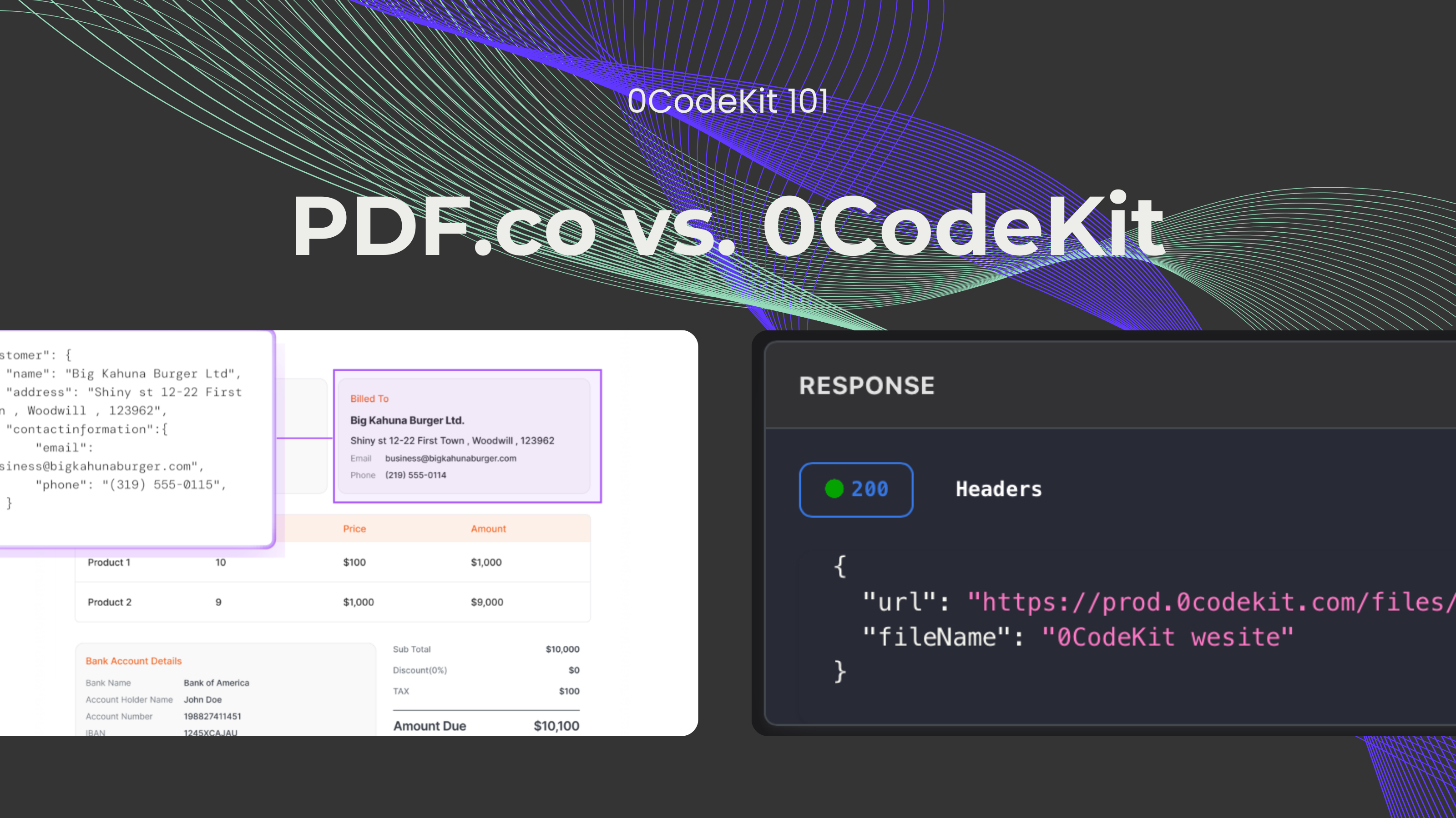 PDF.co vs. 0CodeKit