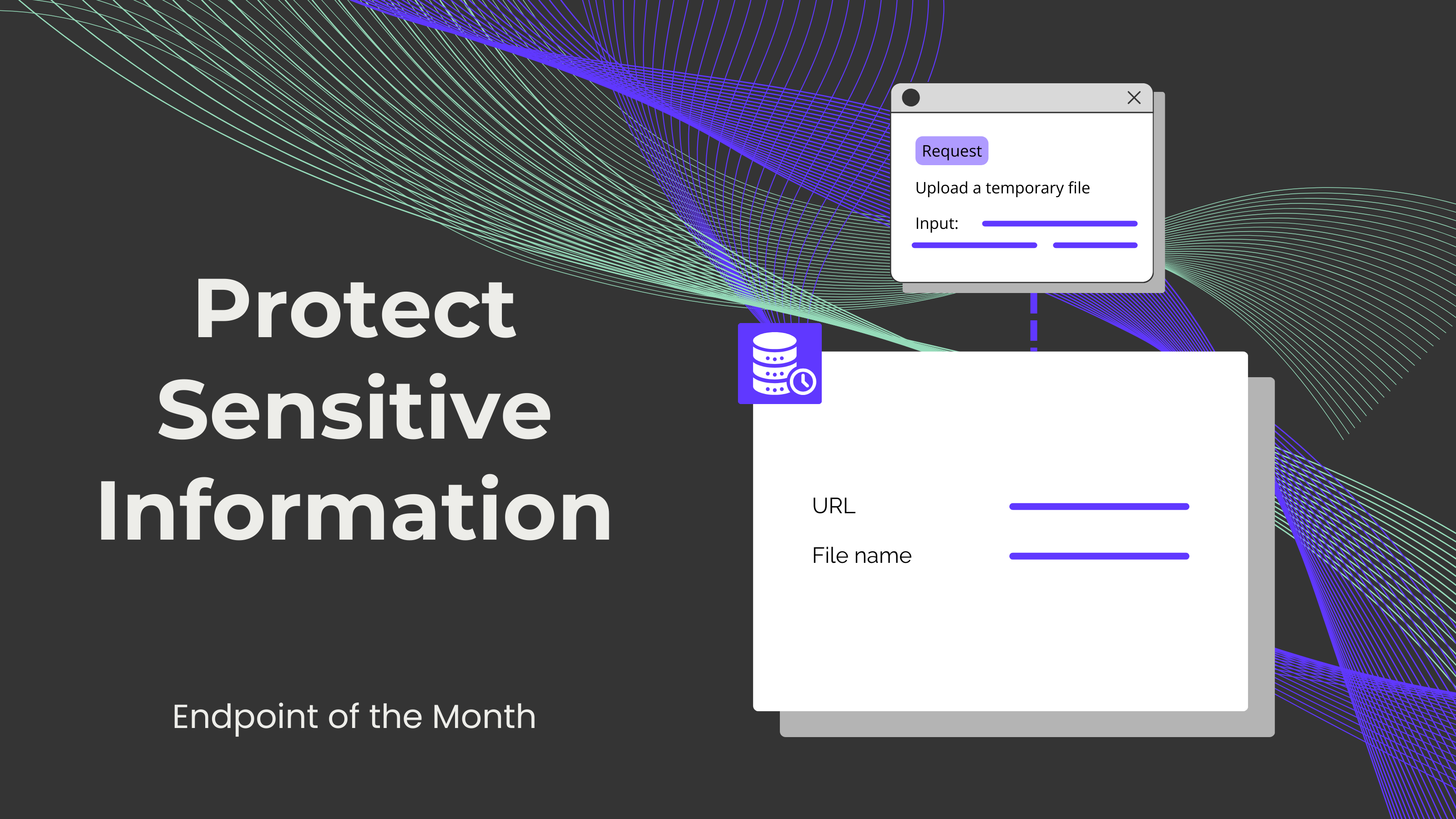 Protecting Sensitive Information with Temporary Storage