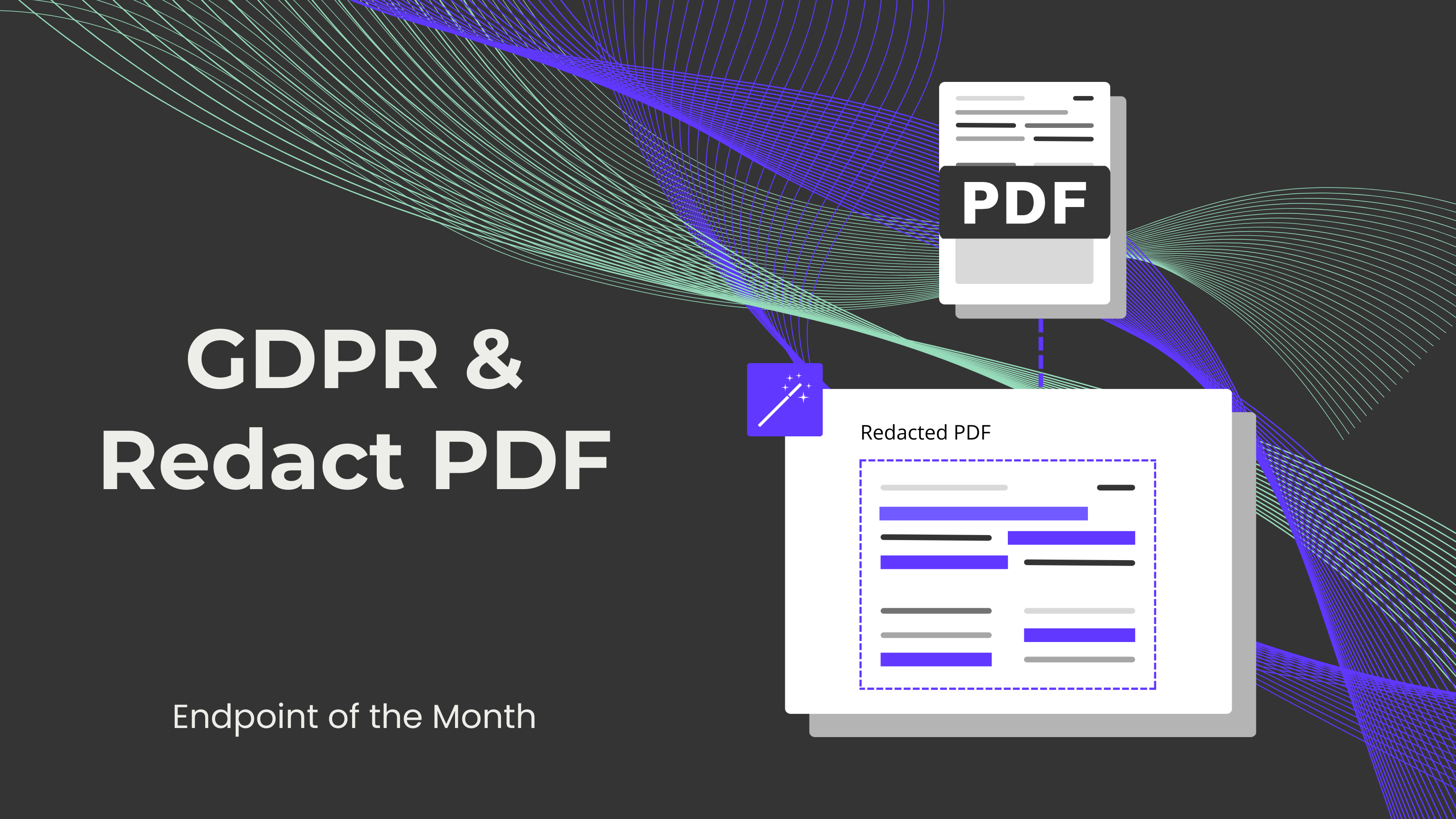 GDPR & The Redact PDF Endpoint