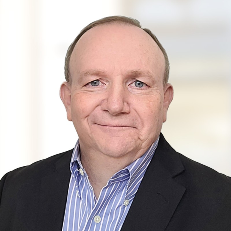 man looking at camera