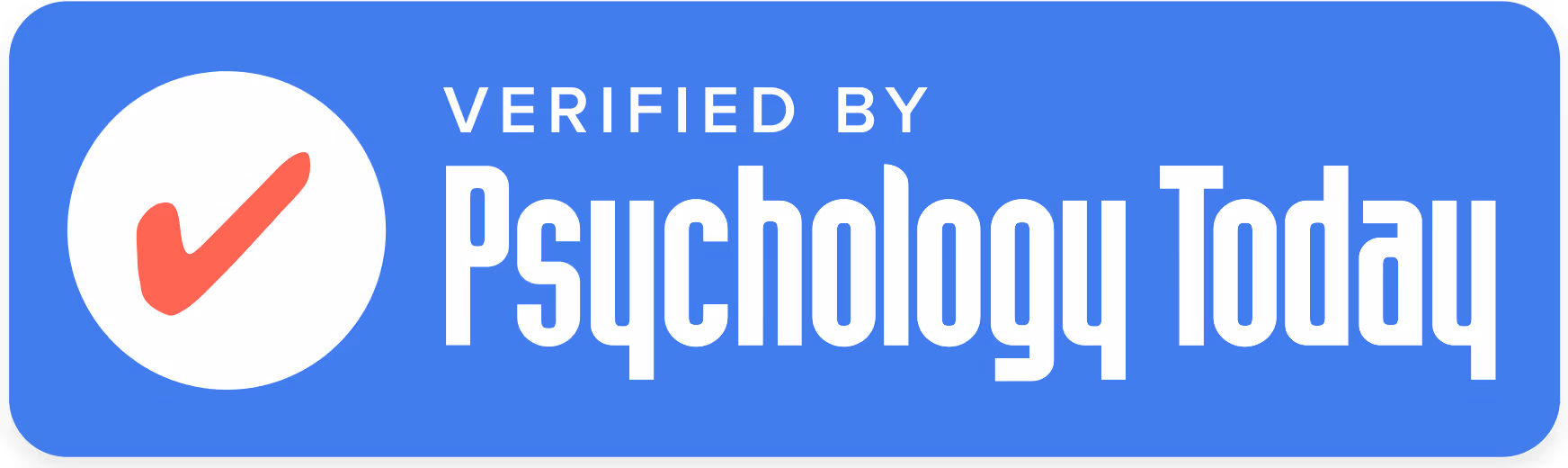 Psychology Today badge at Healing Words Psychotherapy