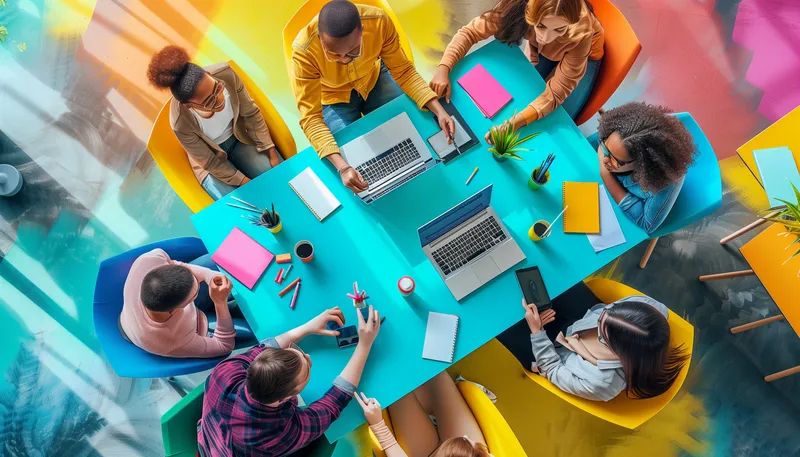 Team working together