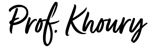 Prof. Khoury Courses logo