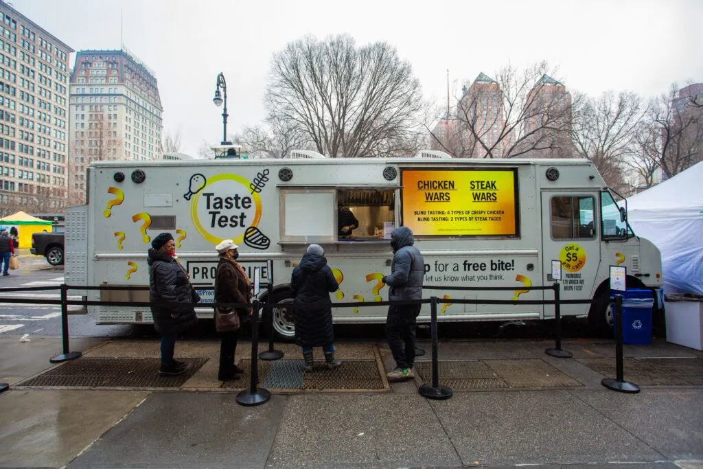 meati food truck taste test